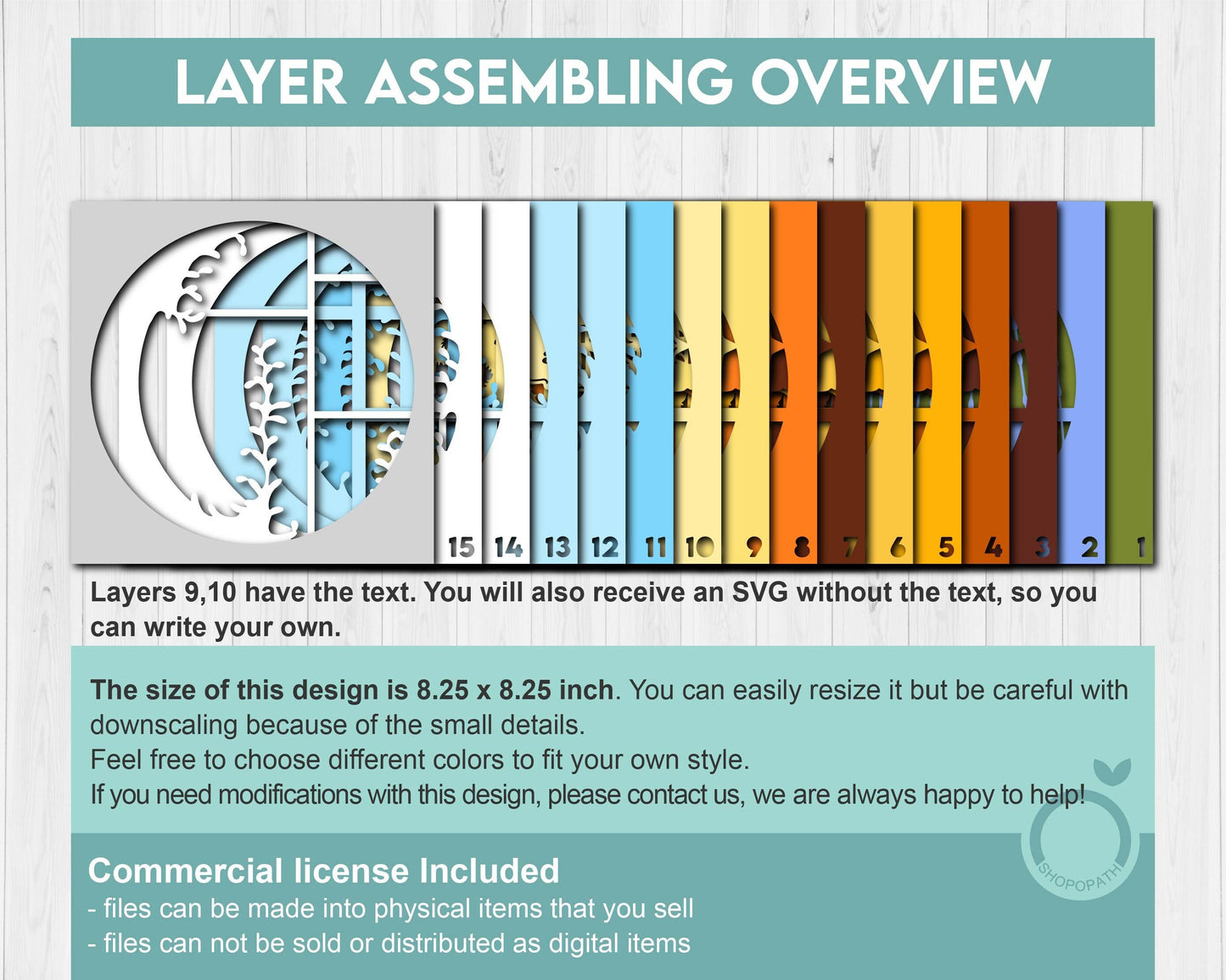 Baby Ducks with Label - 3D Shadow Box Layered SVG DXF EPS (Cutting Files)