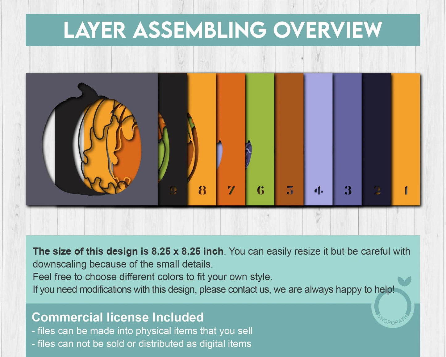 3D Layered Halloween SVG EPS, Scary Shadow Box, Witch 3D Svg Layered Papercut svg, 3d Halloween, Layered Pumpkin svg, Cricut Silhouette