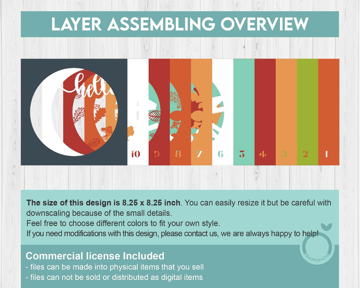 3D Layered Autumn SVG EPS, Fall Shadow Box, Pumpkin 3D Svg, Leaves 3d Svg, Hello Autumn Papercut svg, Cricut Silhouette