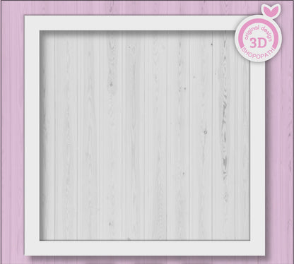 Magnolia Flowers Branches with Label - 3D Shadow Box Layered SVG DXF EPS (Cutting Files)